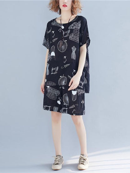 Loose Cartoon Printed Suits