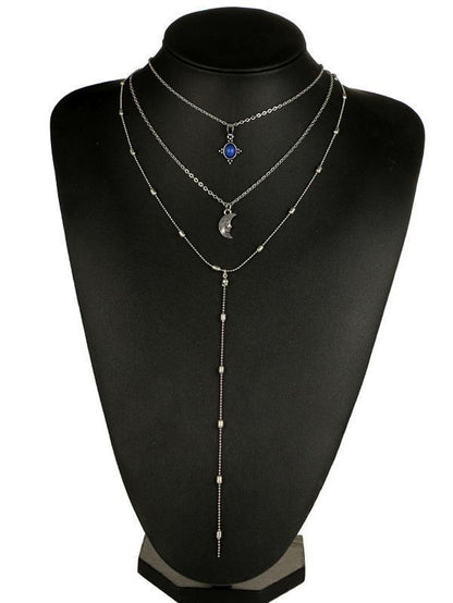 Vintage Three Layers Necklaces Accessories