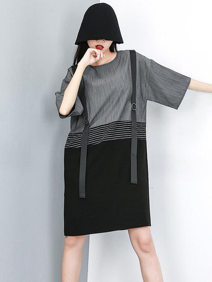 Loose False-two Split-joint Dress