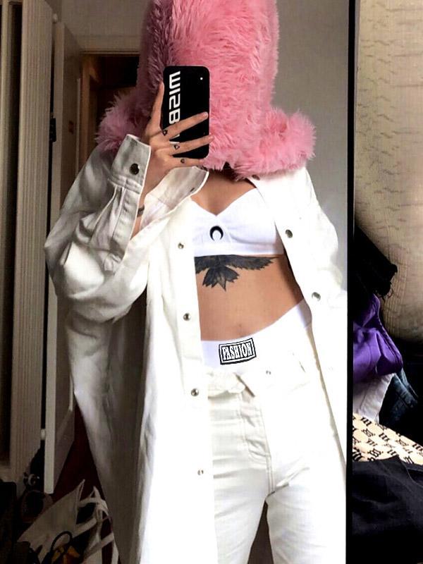 Wrap Printed Spaghetti-Neck Bra&Shorts Suits