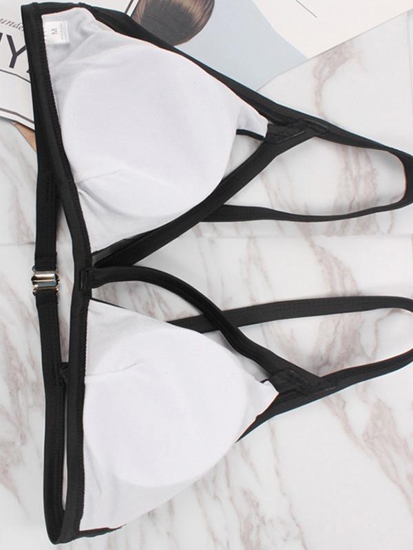 Sexy Lace-Up Empire Bikinis Swimwear