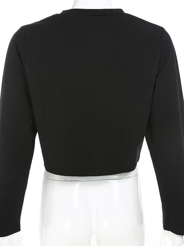 Simple Solid Loose Casual T-Shirt