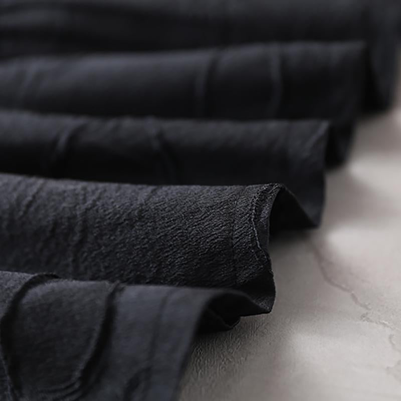 Buykud Casual Pleated Spliced Long Sleeve Sweatshirt