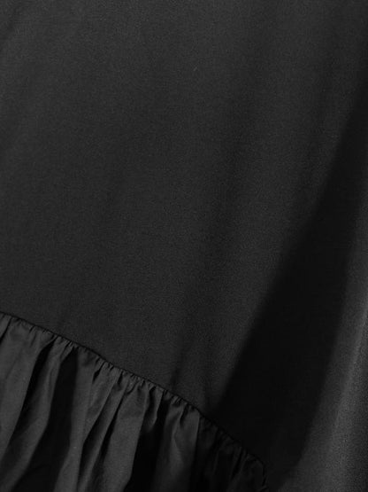 Original Falbala Solid Asymmetric T-Shirt