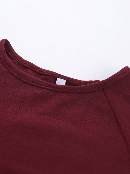 Sexy Backless Cross Strap T-Shirt