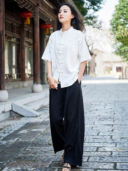Vintage Forg Solid Short Sleeves Shirt