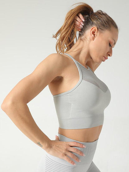 Solid Quick Dry Shockproof Wrap Sports Bra