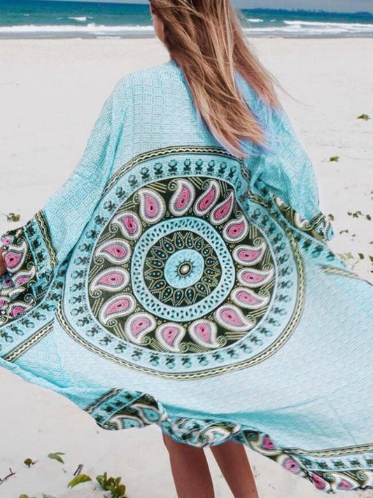 Printed Cover-Up Swimwear