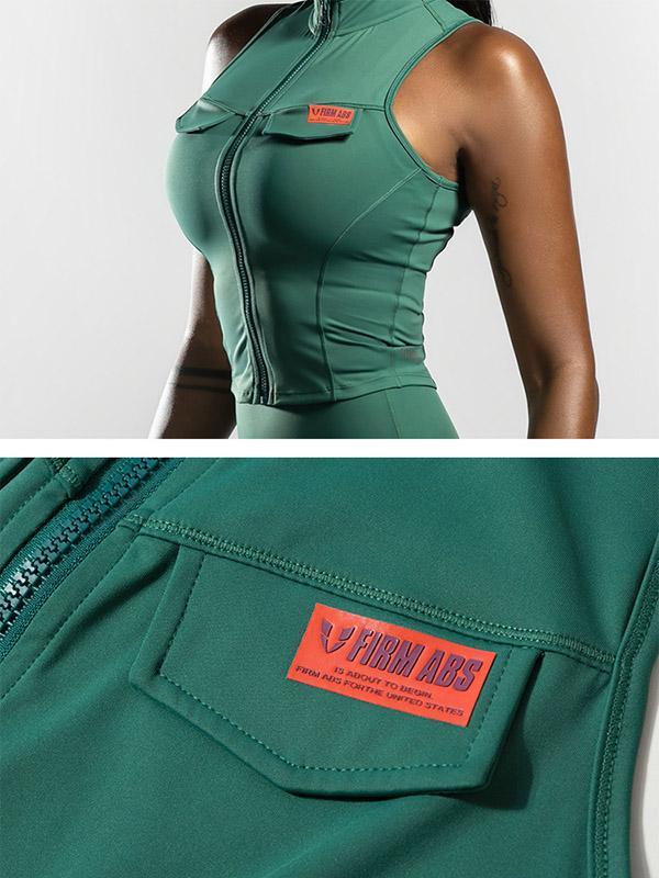 Zipper Quick-Dry Sports Tee