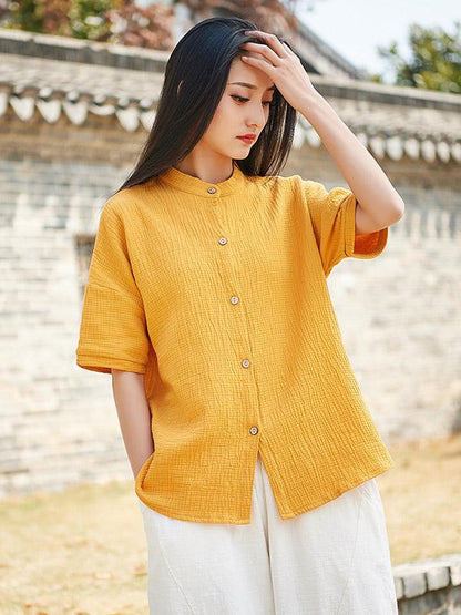 Original Vintage Solid Blouse