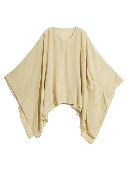 Loose Oversize Batwing Sleeves Shirt