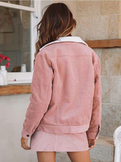 Long Sleeve Solid Colors Winter Coat Tops
