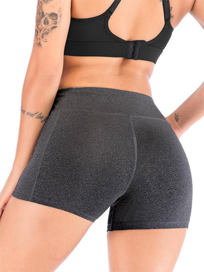 Sports Elastic  Lift The Hips Shorts