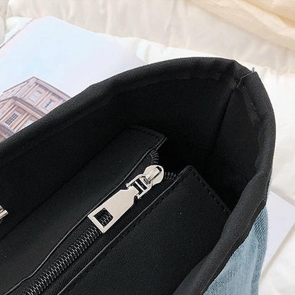 Fashion Canvas Shoulder Bag Women Chain Bag