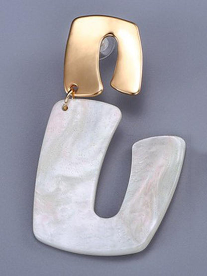 New Fashion Succinct Acrylic Earring