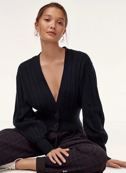 Fashion Knit Long Sleeves Sweater Tops