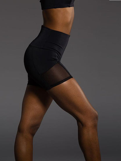 Gauze Split-joint Sports Shorts