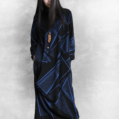 Buykud Irregular Autumn Winter Fashion Loose Dress
