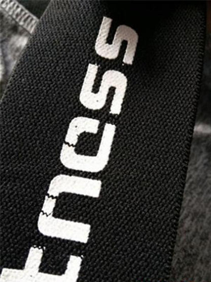 Letter Printed Back Cross Yoga Jumpsuits
