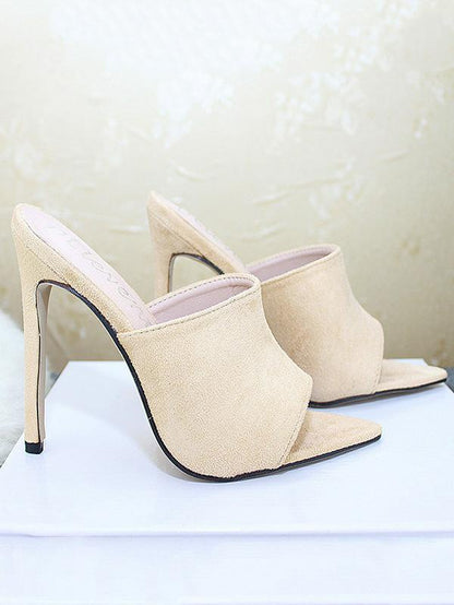 Peep Toe 5 Colors Sandal High Heels