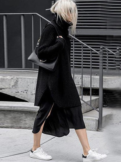 Long Sleeves Knitting Sweater Tops