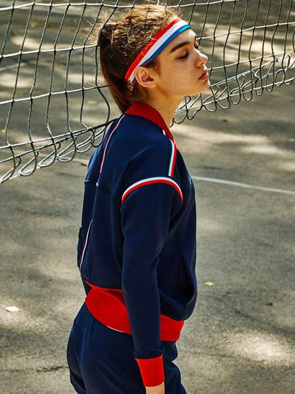 Striped Antislip Athletic  Headband