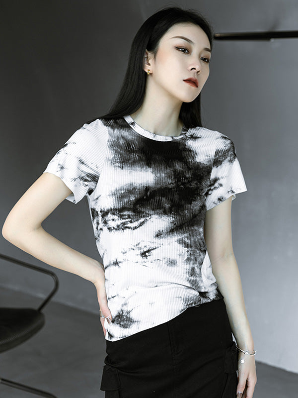 Original Tie-Dyed Short Sleeve T-Shirts Tops