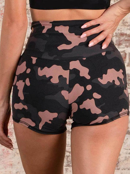 Split-joint Printed Zipper Camouflage Summer Suits