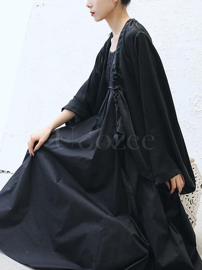 Loose Retro Shawl Cover-up