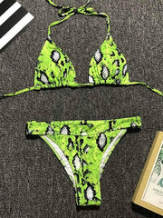 GREEN SNAKESKIN