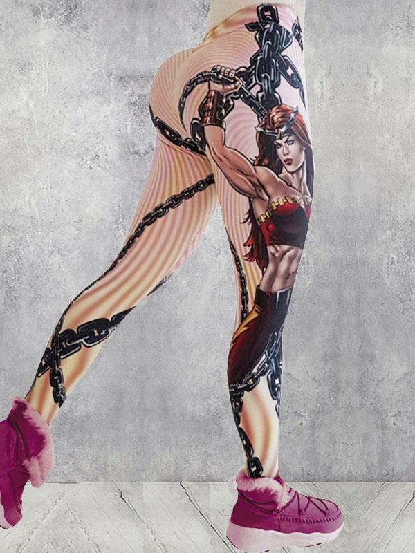 Fashion Printed Wrap Yoga Bottoms