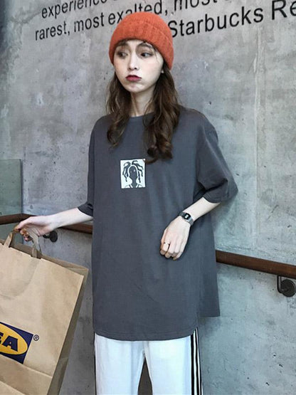 2019 New Loose Cool Chic Printed T-Shirt