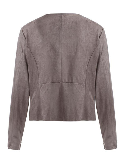 Fashion Solid Color Outwear