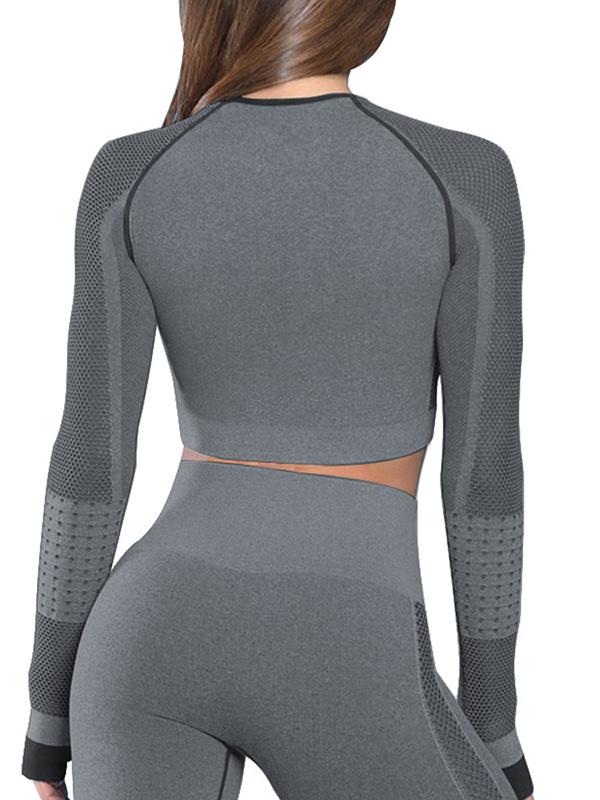 Long Sleeves Breathable Yoga&Gym Tee