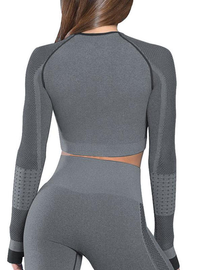 Long Sleeves Breathable Yoga&Gym Tee