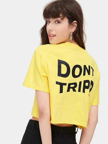 Short Sleeve Cut Out Tee