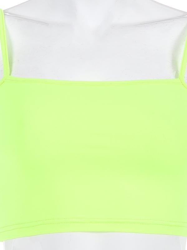 Sexy Solid Wrap Spaghetti-Neck Vest Top