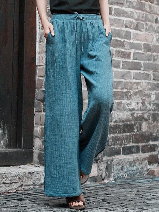 Casual Linen Yoga Pants