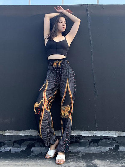 Fashion Beach Casual  Printed Bloomers Pants