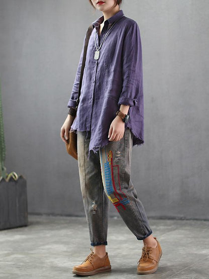 National Linen Rough Selvedge Shirt