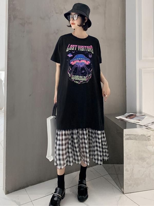 Original False Two Split-Joint Dress