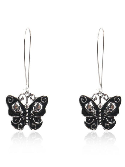 Butterfly Shape Alloy Earrings Accessories