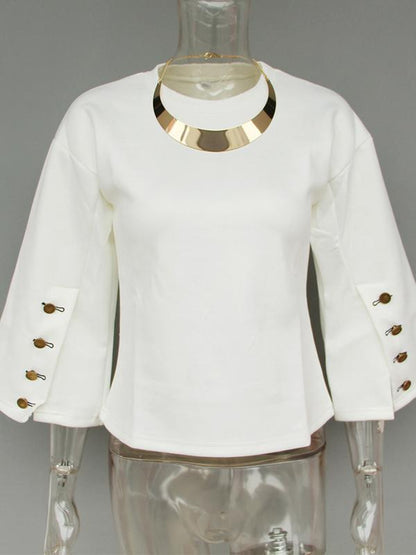 Casual Split-side Tops