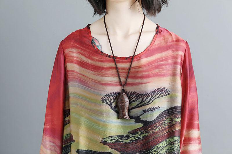 Women Summer Printed Two-Pieces Set