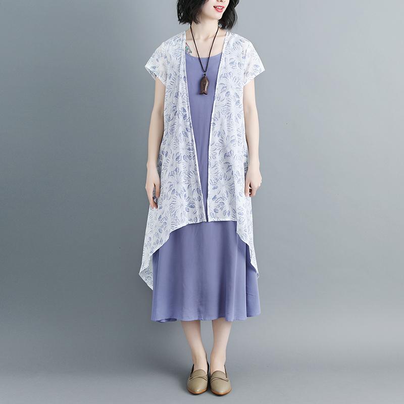 Women Casual Short Sleeve Printed Two Piece Set