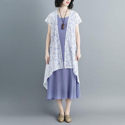 Women Short Sleeve Printed Casual Two Piece Set