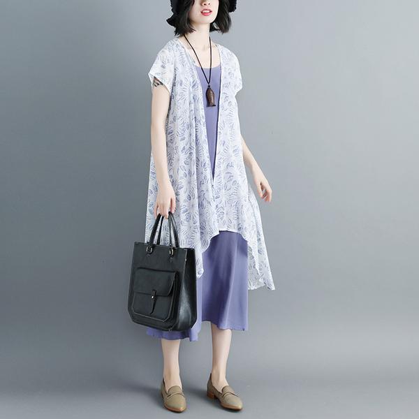 Women Short Sleeve Printed Casual Two Piece Set