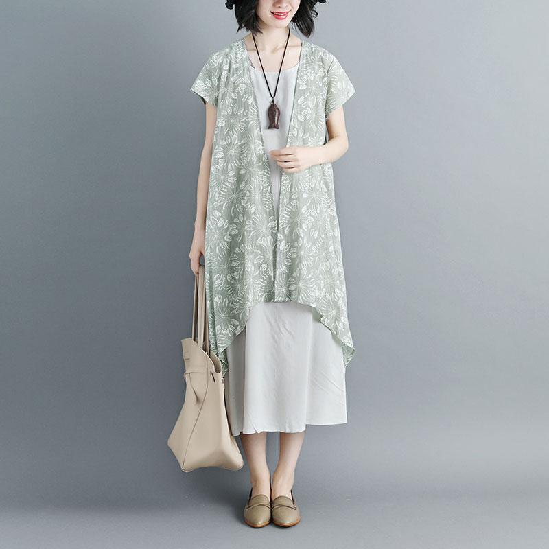 Women Short Sleeve Printed Casual Two Piece Set