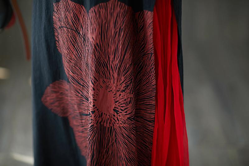 Sleeveless Black Retro Boat Neck Summer Long Dress