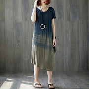Khaki and Blue